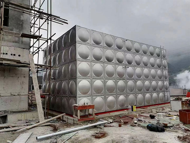 不銹鋼消防水箱施工案例